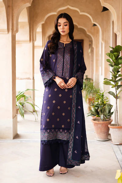 Johra Embroided 3 piece lawn